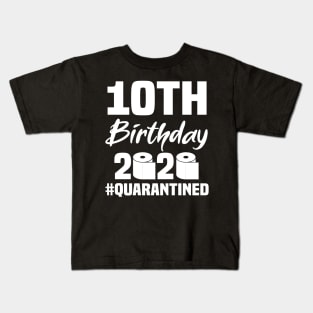 10th Birthday 2020 Quarantined Kids T-Shirt